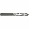 Gs Tooling 25.0mm Diameter x 25mm Shank 2-Flute Long Length Ball Nose Blue Series Carbide End Mills 101591